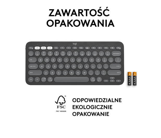 LOGITECH K380s Pebble Keys 2 grafit - 1172750 - zdjęcie 14